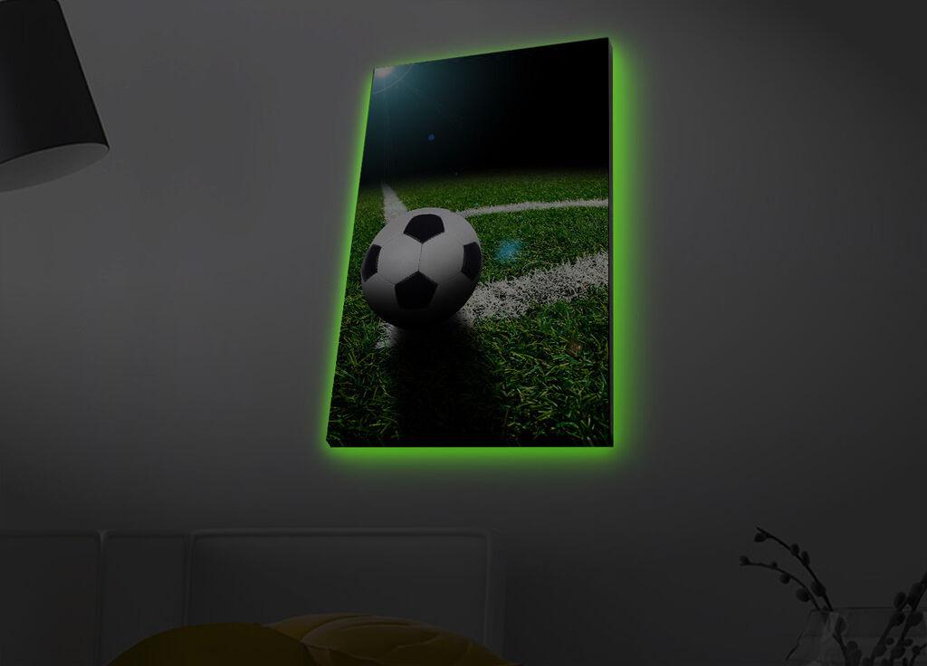 Wallity Slika na platnu sa LED osvetljenjem 45x70cm