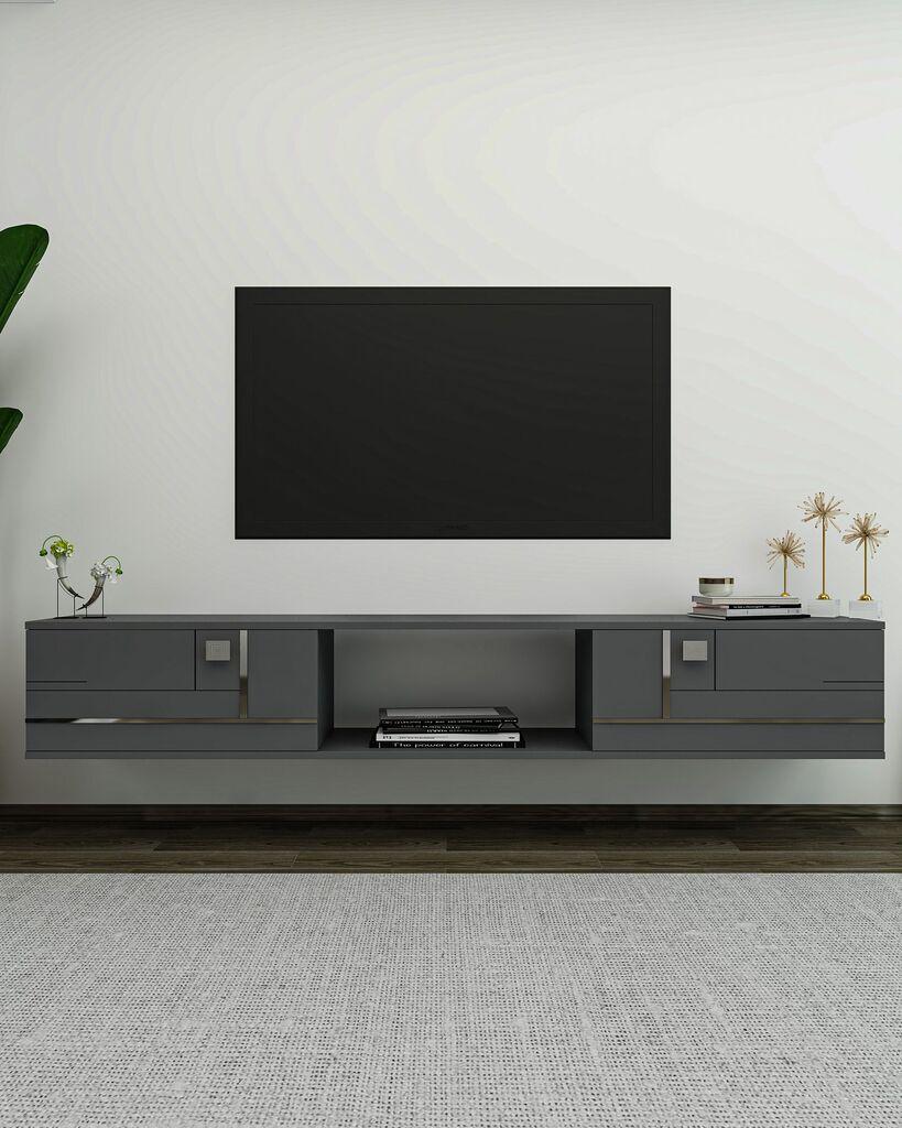 Hanah Home TV Komoda Aredam, 150x25,6x29,6 cm, Antracit