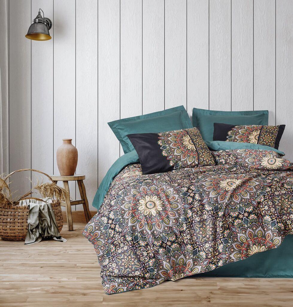 L'essentiel Maison Komplet posteljina Ornate, 200x220 cm, Petrolej