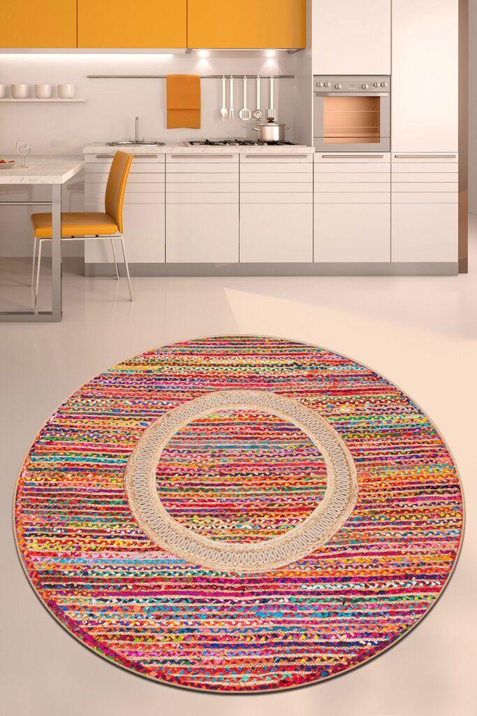 Conceptum Hypnose Tepih Colored Jute 100, O100cm, Šareni
