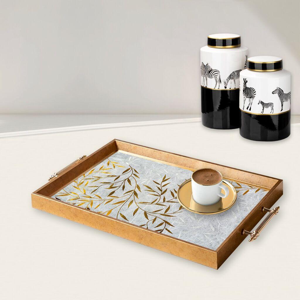 Aberto Design Poslužavnik TPEA9866 50 x 29 x 3.5 cm, Šareni