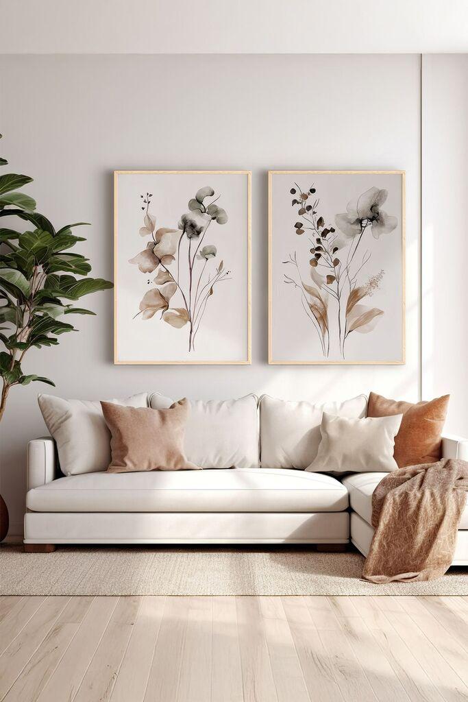 Wallity Uramljena slika Ersy2Limodel16, 33x48 cm, 2 dela
