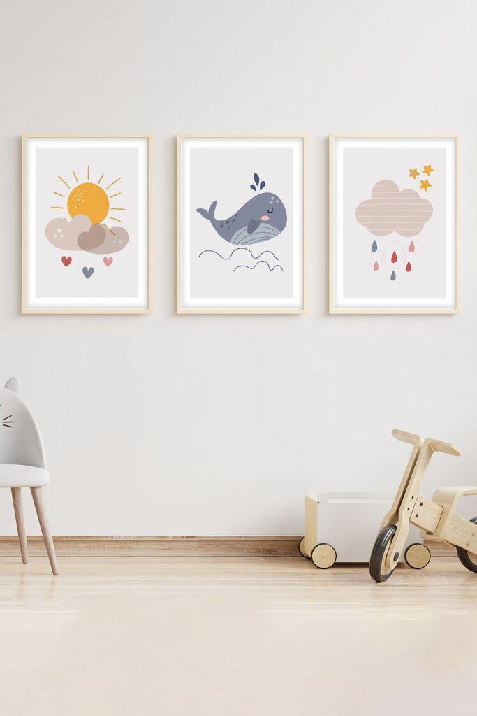 Wallity Uramljena slika Huhu152, 35x50 cm , 3 dela