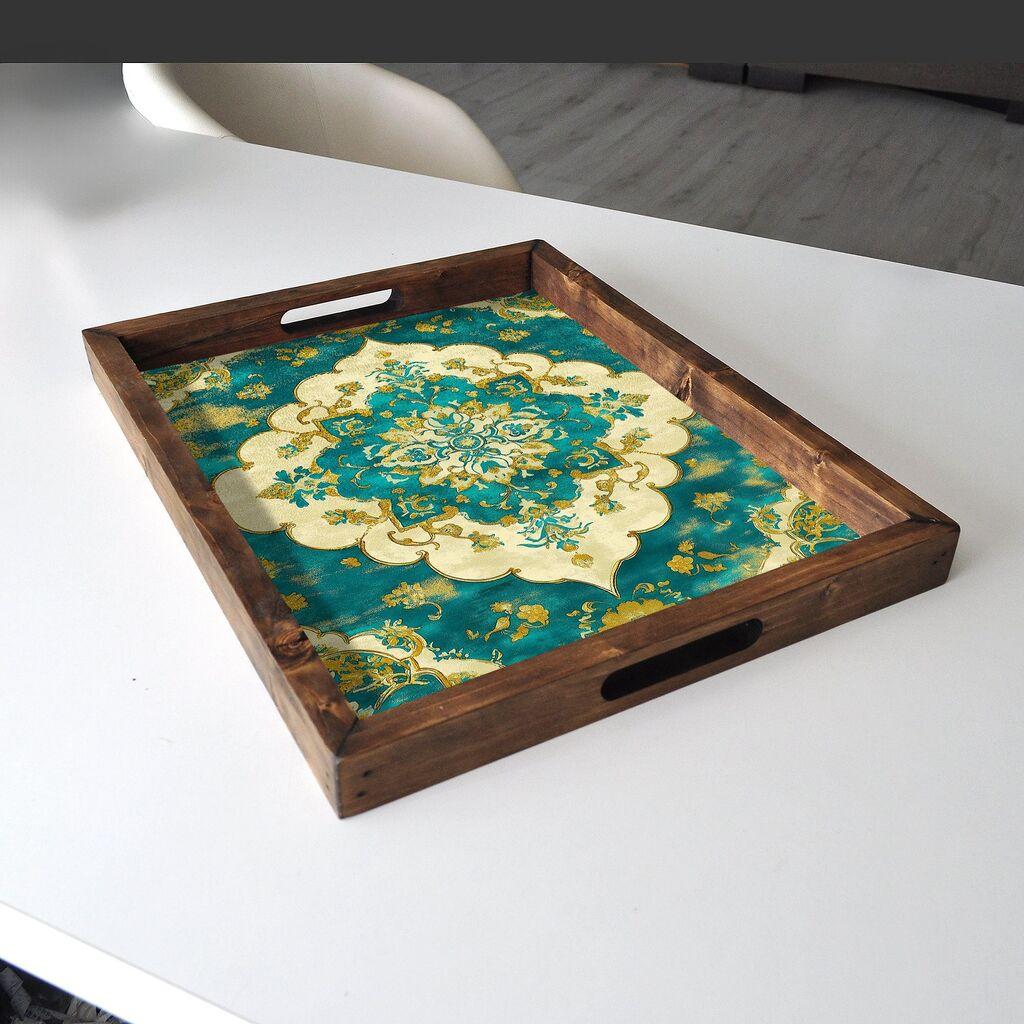 Aberto Design Poslužavnik REF033 48 x 38 x 4 cm, Šareni