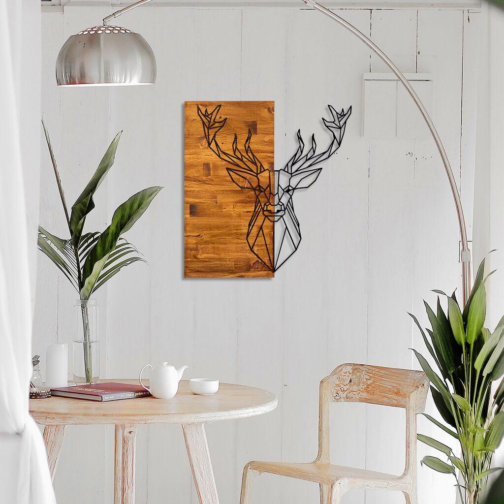 Wallity Zidna dekoracija Deer 1, 56x58cm