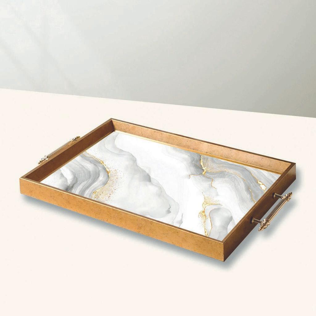Aberto Design Poslužavnik TPEA10023 50 x 29 x 3.5 cm, Šareni