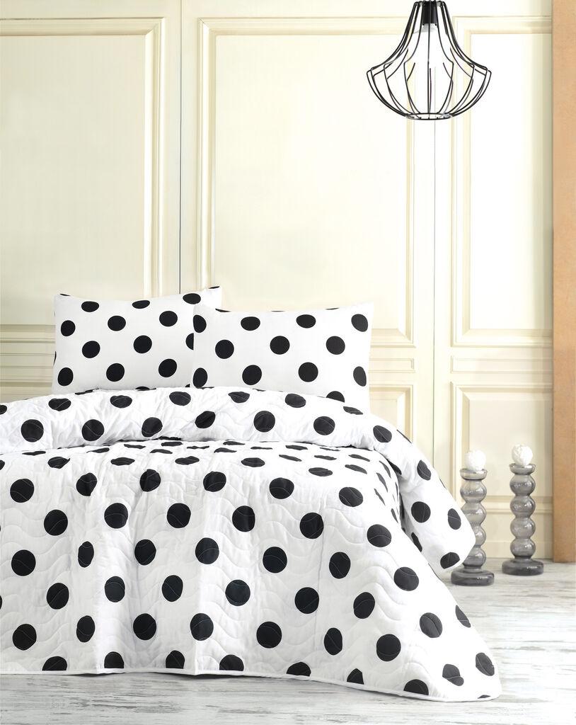 L'essentiel Maison Komplet posteljine Point, 160x220 cm, Crno-beli