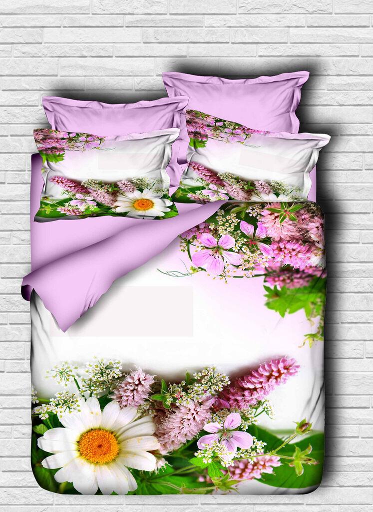 L'essentiel Maison Komplet posteljina 142, 200x220cm, Belo-ljubičasta