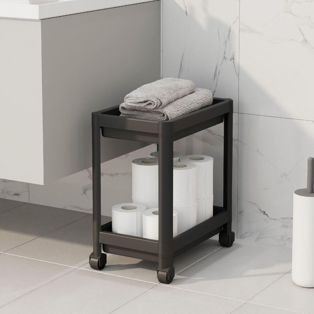 Aberto Design Polica za odlaganje RF-2, 23x36x40 cm, Crna