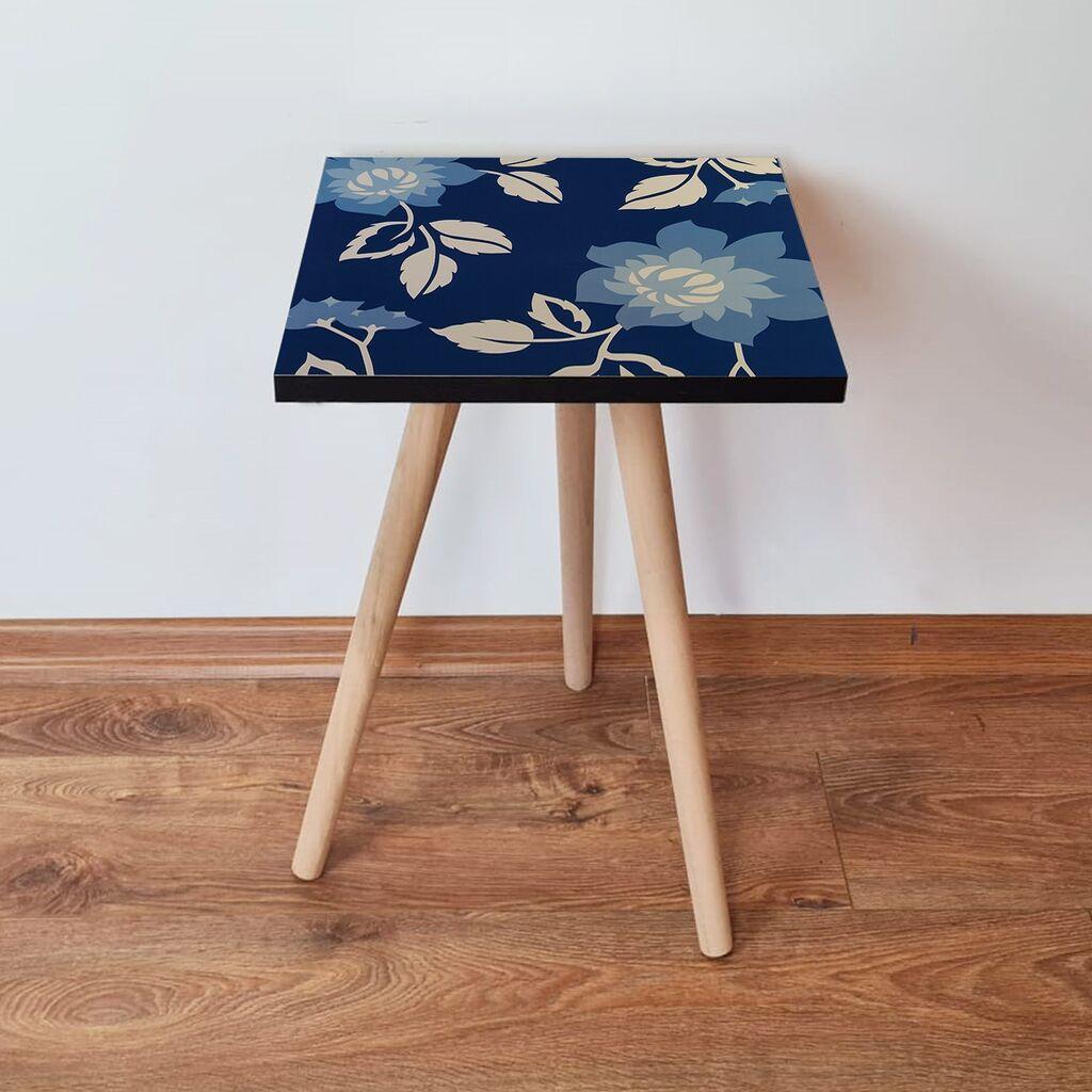 Hanah Home Klub sto Shp60, 35x42x35 cm, Tamnoplavi