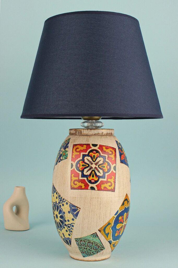 Opviq Stona lampa YL673, 30x20x50 cm, IP20, Krem-teget