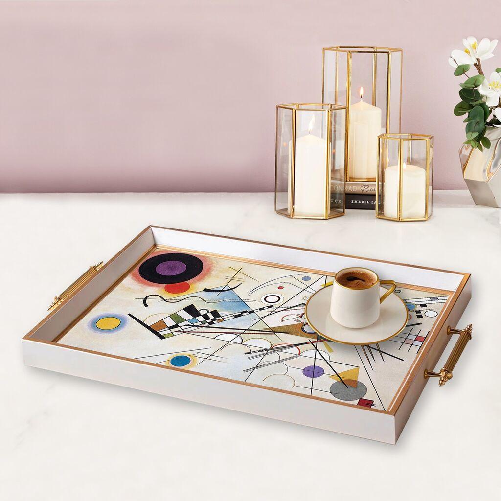 Aberto Design Poslužavnik TPB9939 50 x 29 x 3.5 cm, Šareni
