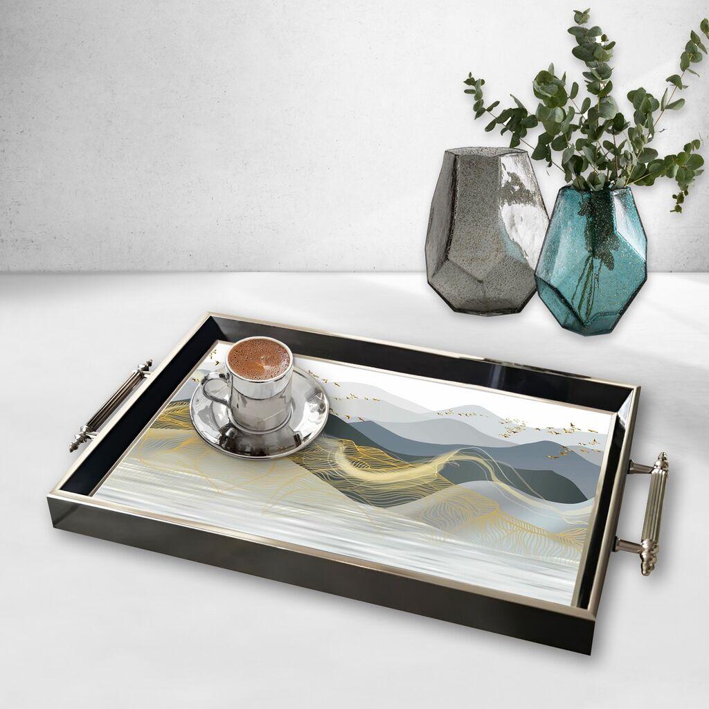 Aberto Design Poslužavnik TPG9806 50 x 29 x 3.5 cm, Šareni