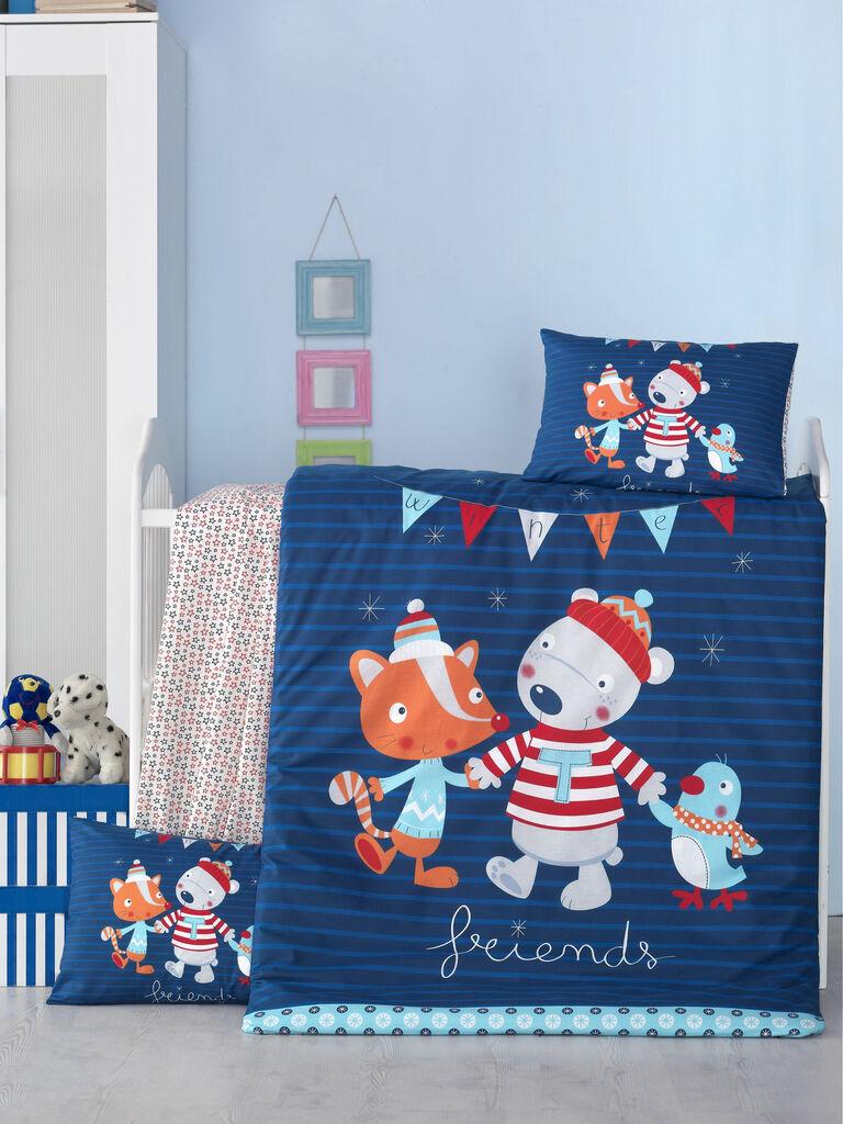 L'essentiel Maison Posteljina za bebe Winter , 100x150cm, Tamnoplava