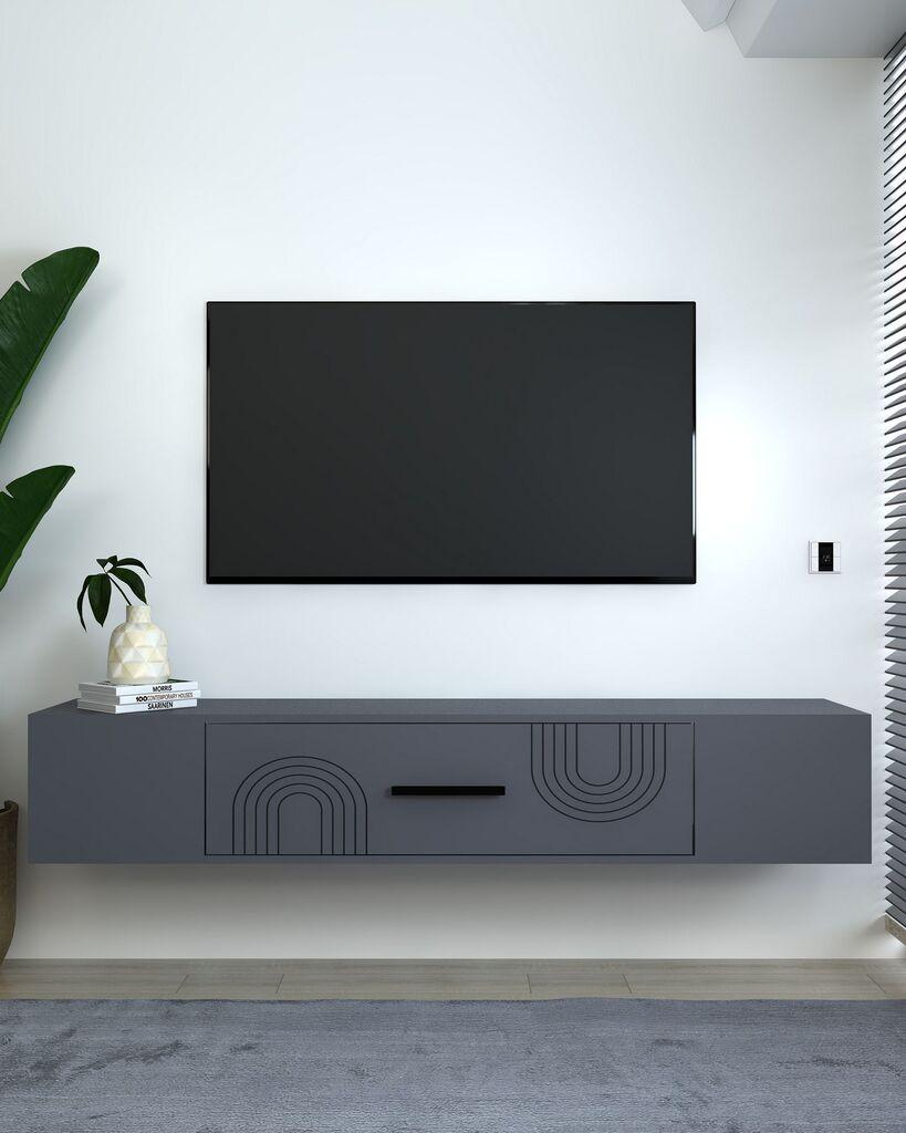 Hanah Home TV Komoda Kodaks L2, 150x33,2x29,6 cm, Antracit