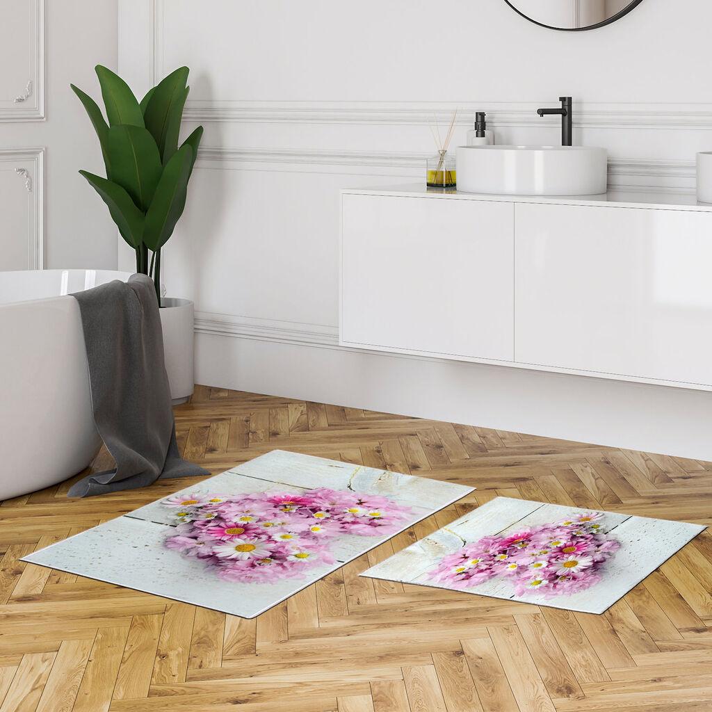 L'essentiel Maison Set 2 prostirke za kupatilo Šareni