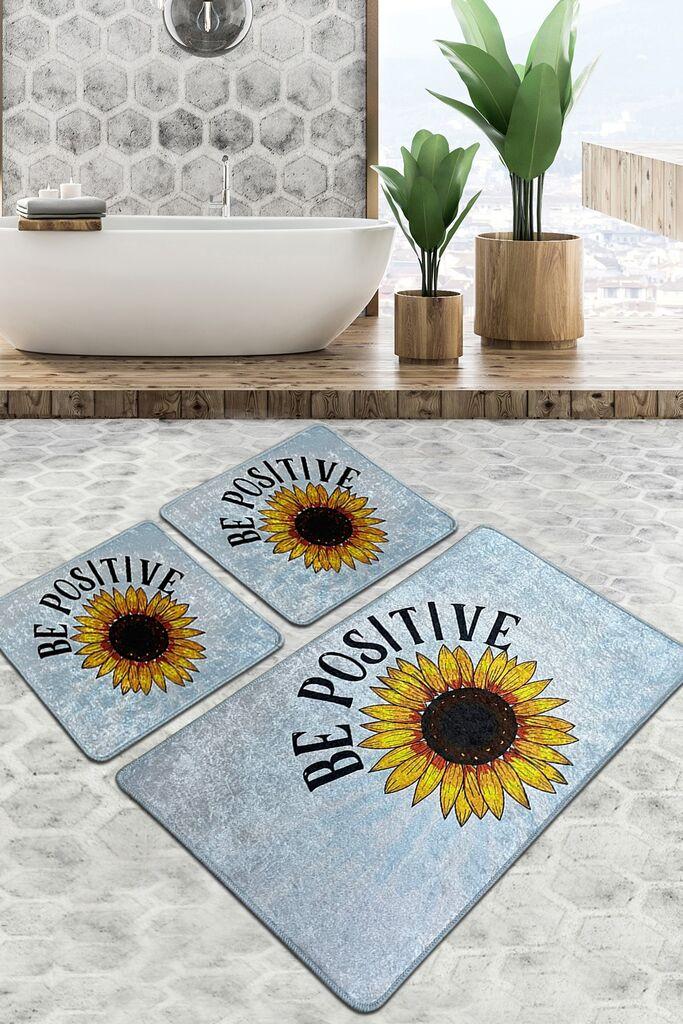 L'Essentiel Maison Kupatilski otirač Be Positive, 3 komada, Šareni