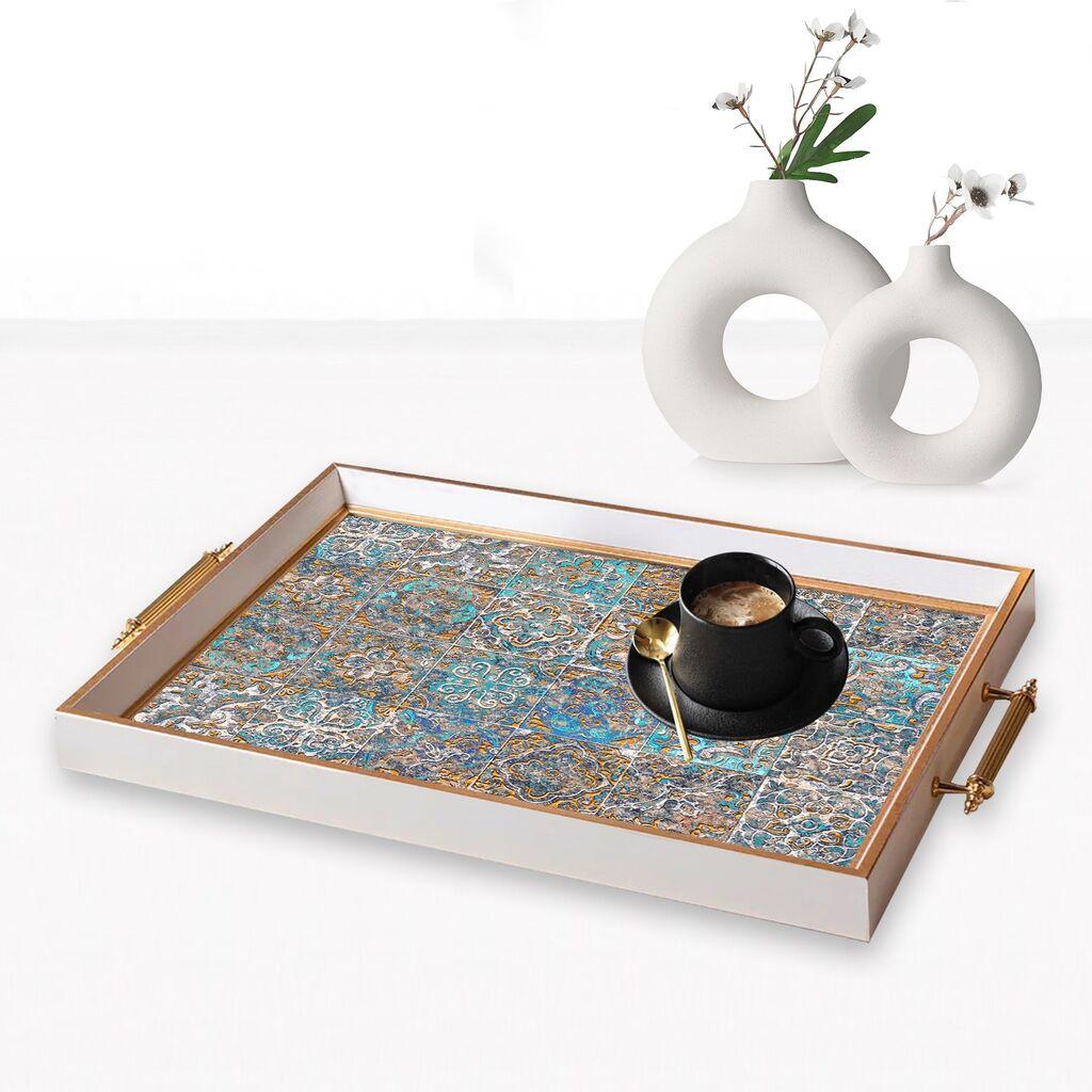 Aberto Design Poslužavnik TPB9857 50 x 29 x 3.5 cm, Šareni