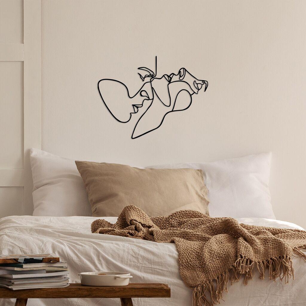 Wallity Zidna dekoracija To Feel, 70x52cm, Crna