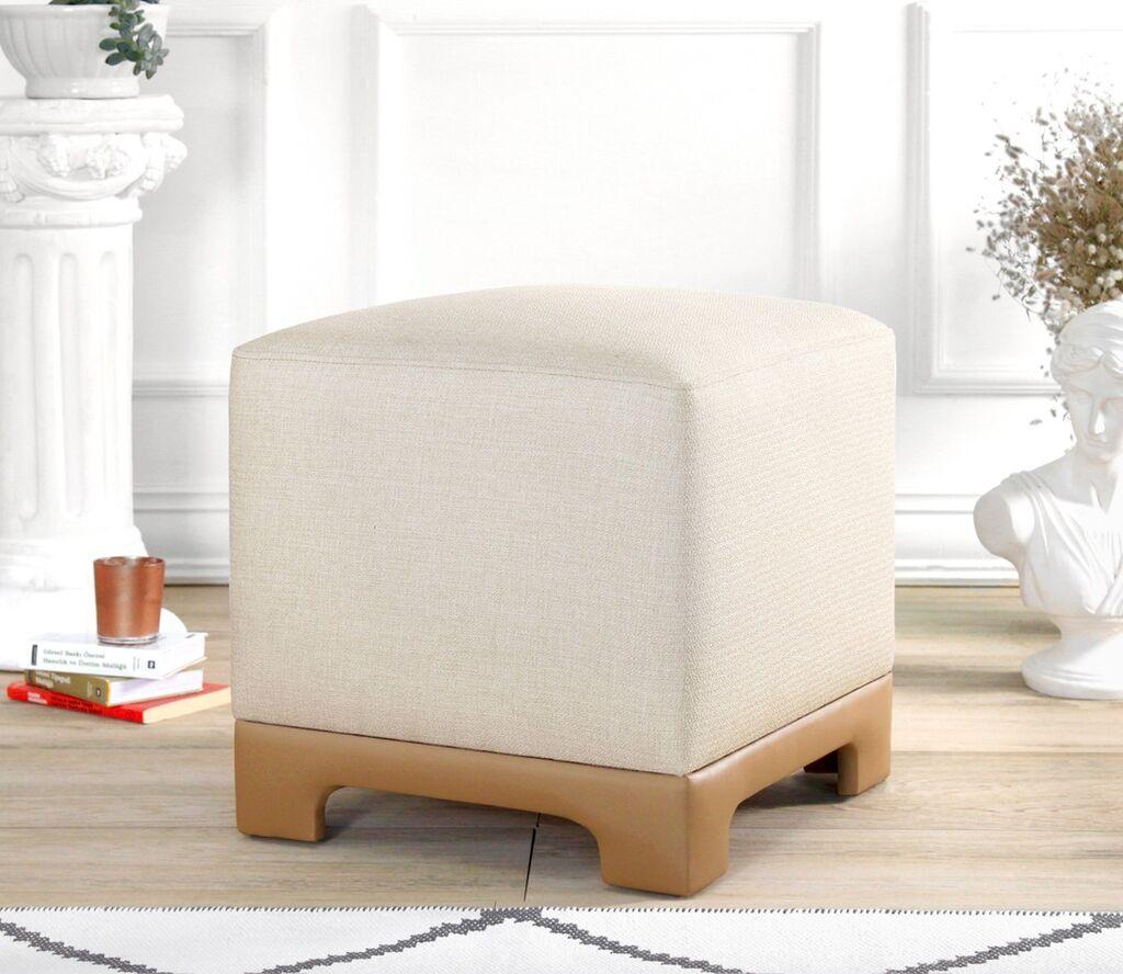 Atelier del Sofa Tabure Lenover, 50x47x50cm, Bež