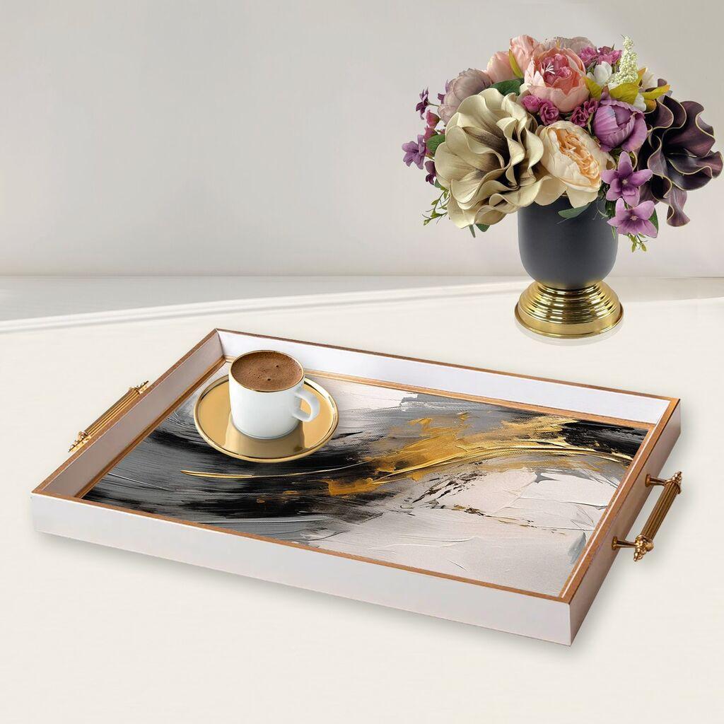 Aberto Design Poslužavnik TPB9927 50 x 29 x 3.5 cm, Šareni