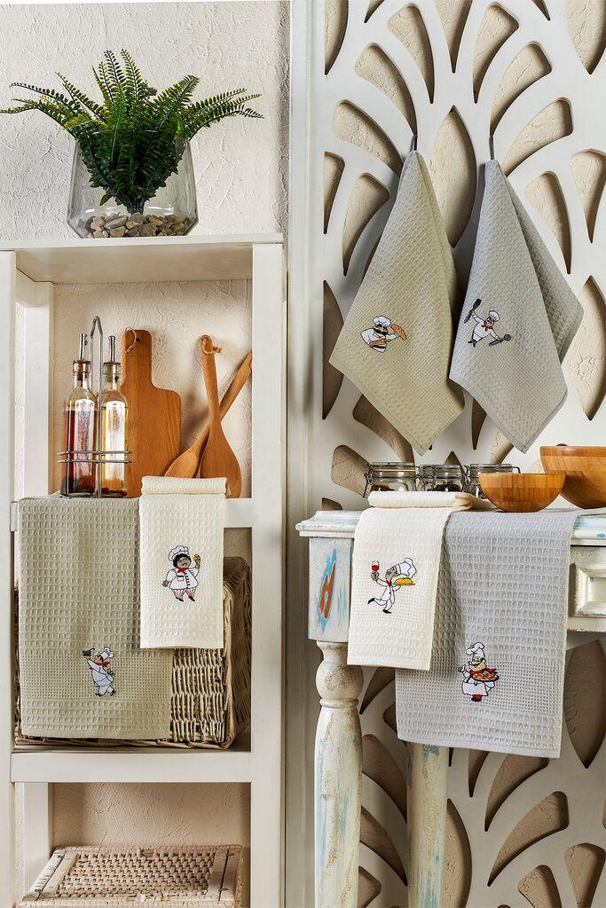 L'essentiel Maison Set krpa za kuhinju Chef, 6 komada, Višebojne