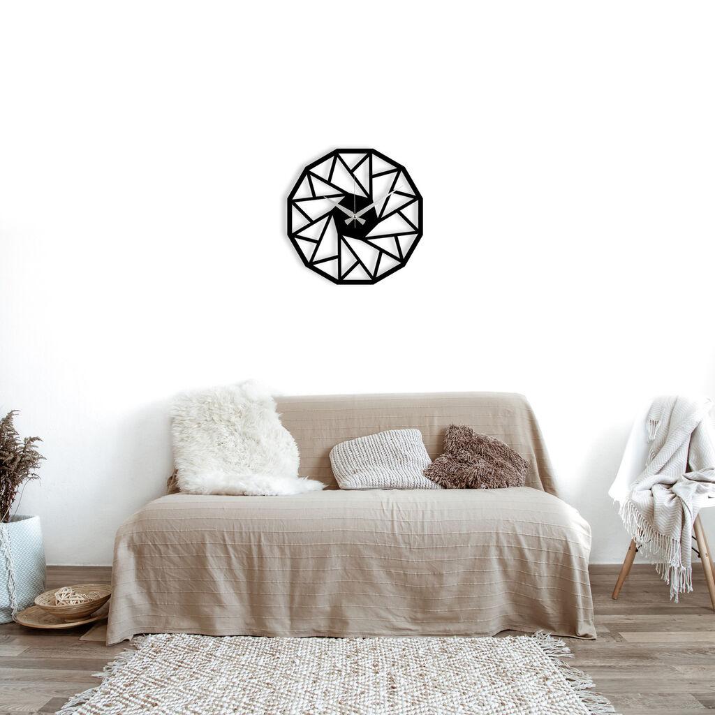 Wallity Zidni sat 48x48cm Crni