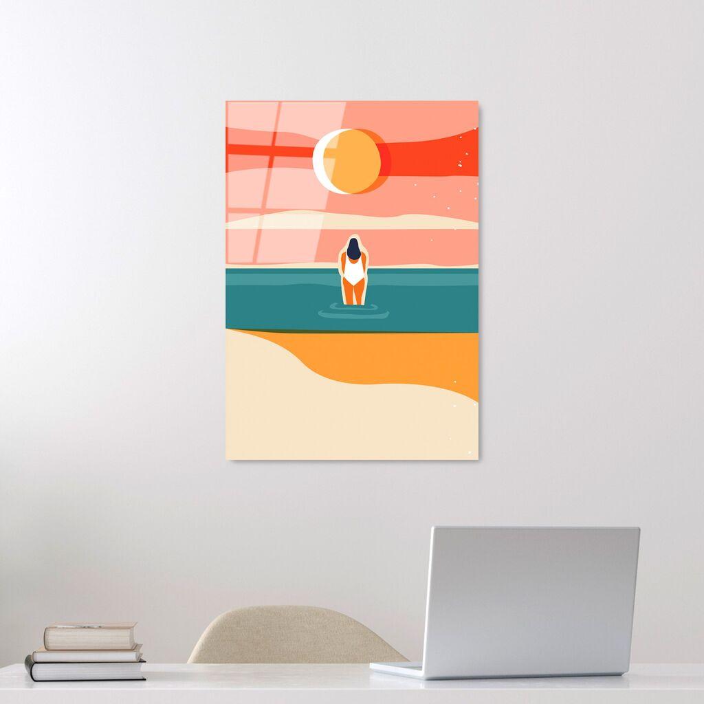Wallity Slika od kalenog stakla 45x65cm