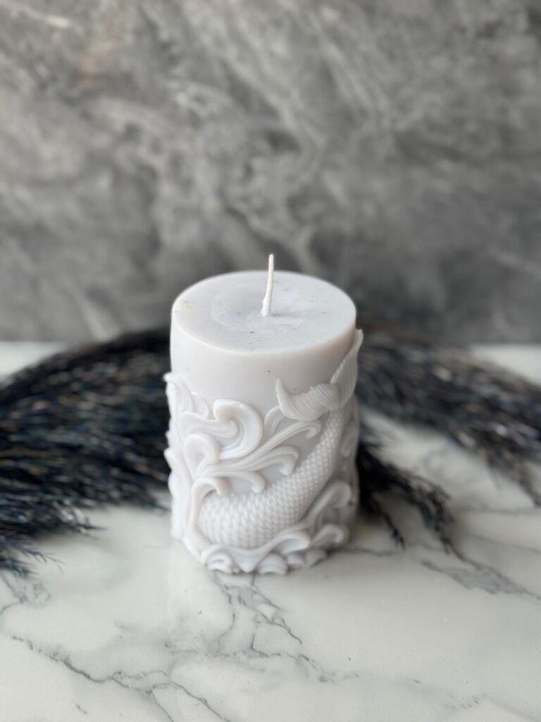 Aberto Design Mirisna sveća Glamour 10M, Bela