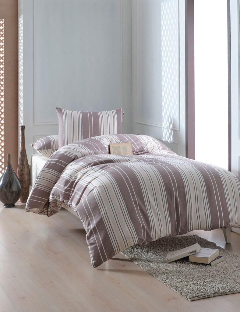 L'essentiel Maison Set Single posteljine Lima, 140x200cm, Smeđa