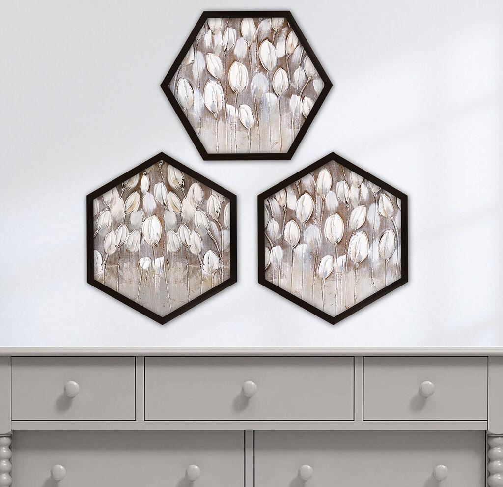 Wallity Dekorativna slika 6GEN767684, 35x35cm, 3 dela
