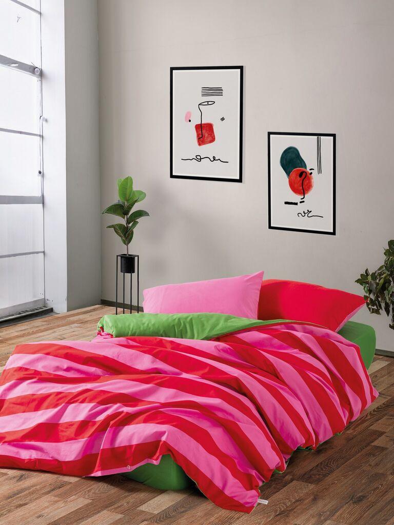 L'essentiel Maison Set posteljina Cherie, 160x220 cm, Roze