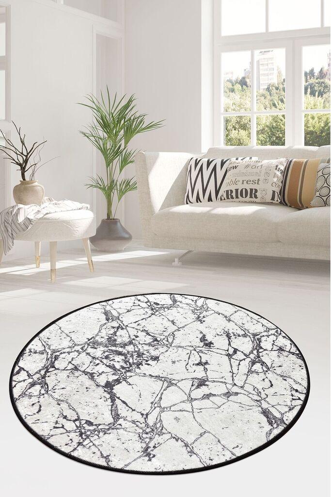 Conceptum Hypnose Tepih Marble, O140cm, Beli