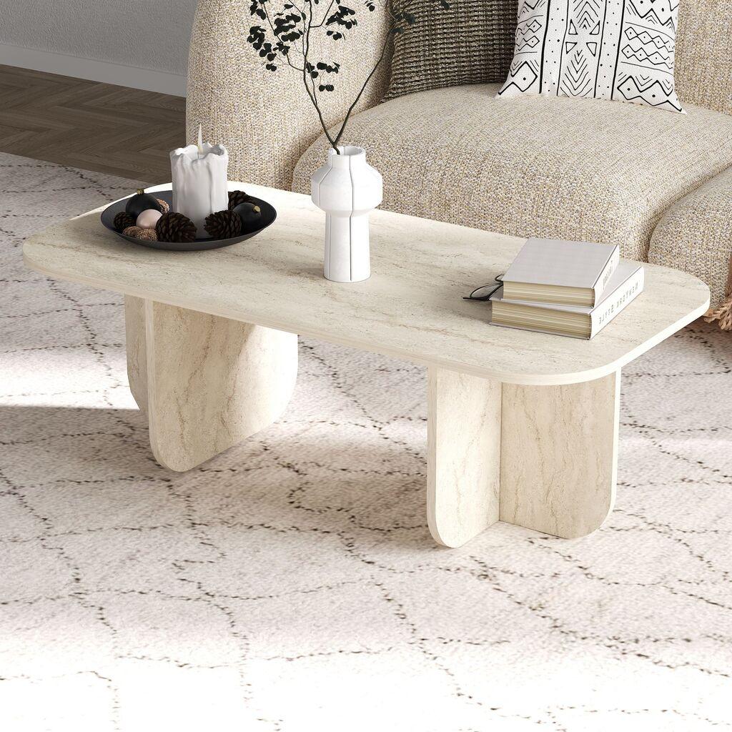 Hanah Home Klub sto Becaj, 120x41.4x60 cm, Bež