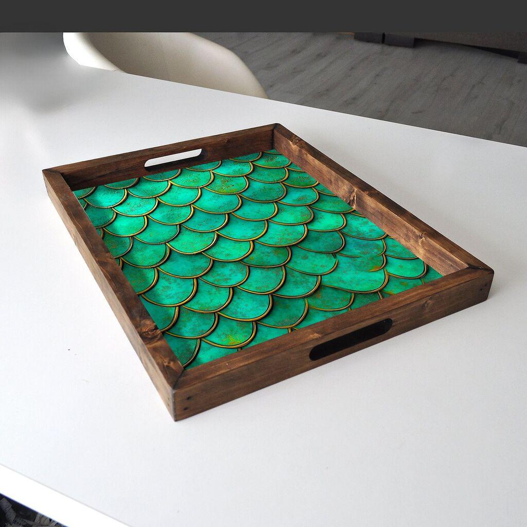 Aberto Design Poslužavnik REF010 48 x 38 x 4 cm, Šareni