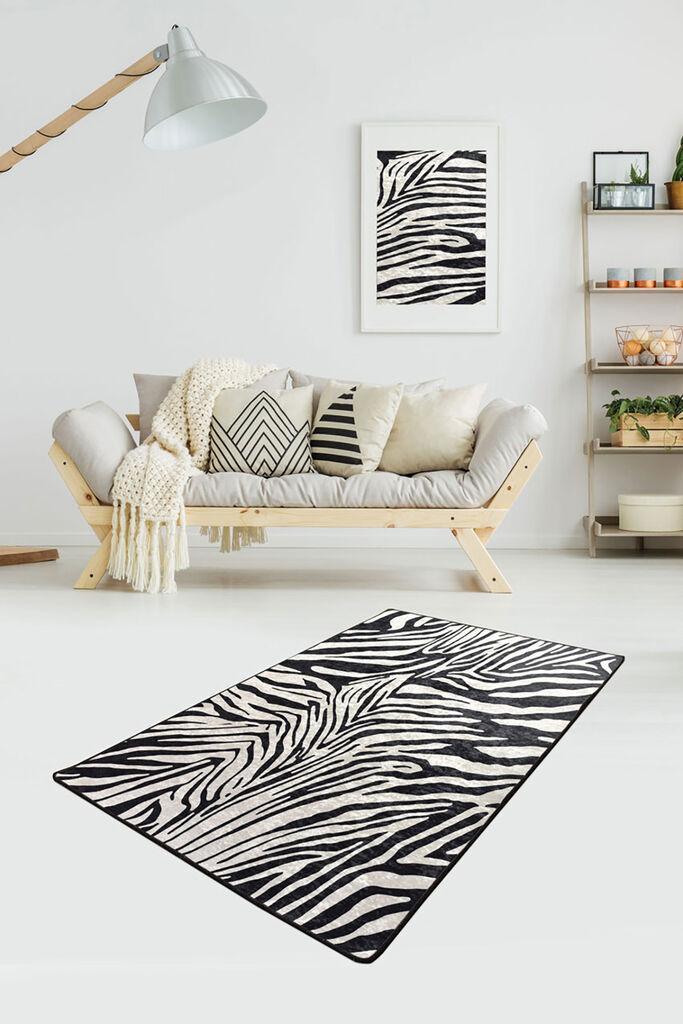Conceptum Hypnose Tepih Zebra, 140x190 cm, Crno-beli