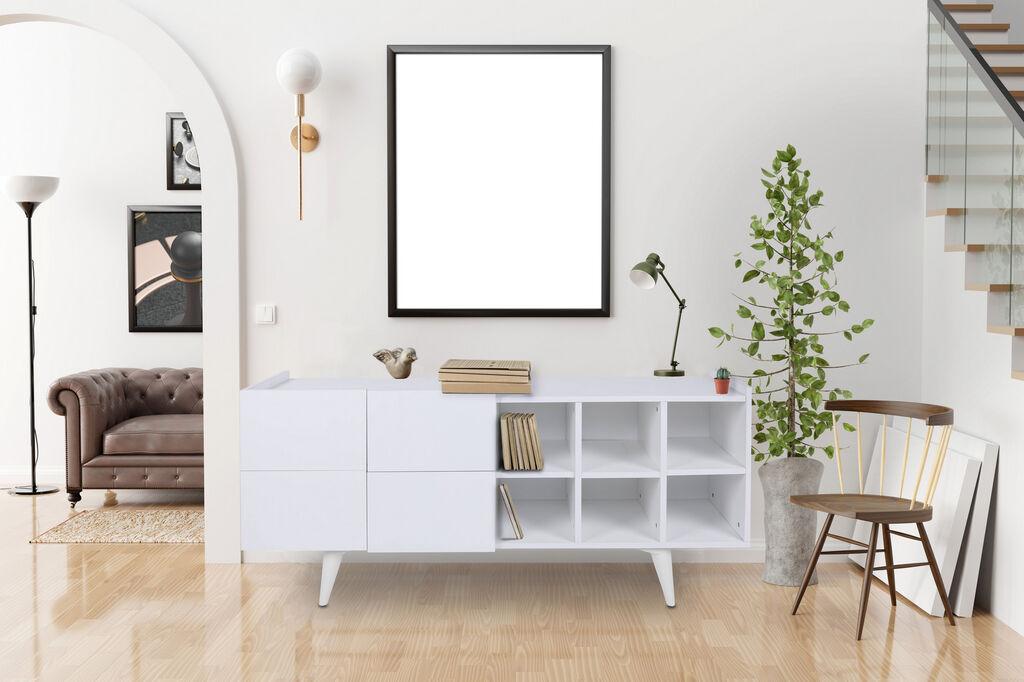 Hanah Home Konzola Tokyo, 150x42x71 cm, Bela