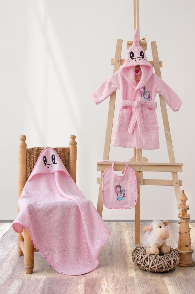 L'essentiel Maison Unicorn, Set za kupanje, 70 x 70 cm, Roze