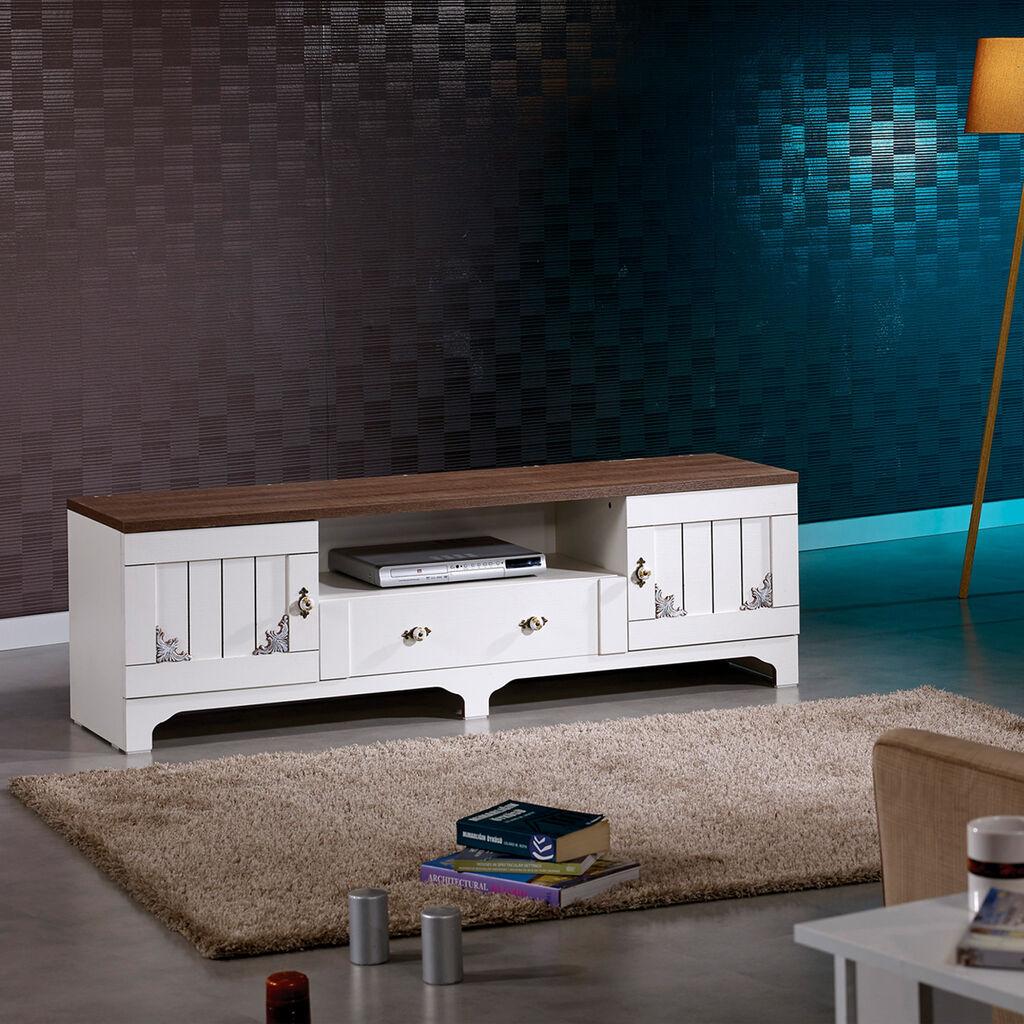 Hanah Home TV komoda Gazel, 170 cm, Belo-braon