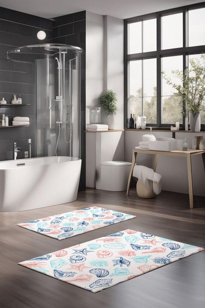 L'essentiel Maison Set prostirki za kupatilo CT-5231, 2 Komada, Šarena