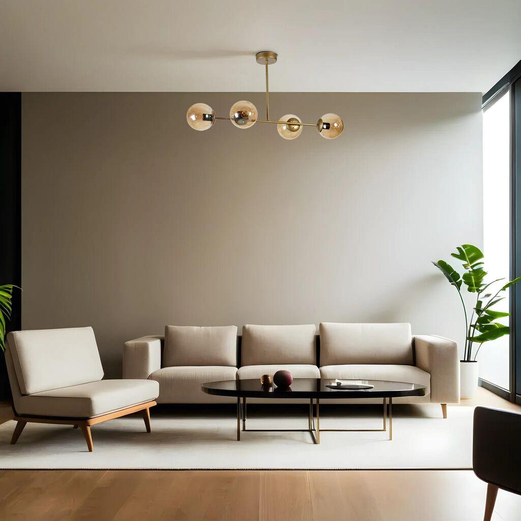 Opviq Luster Favori, 90 cm, E27, IP20, Zlatne boje