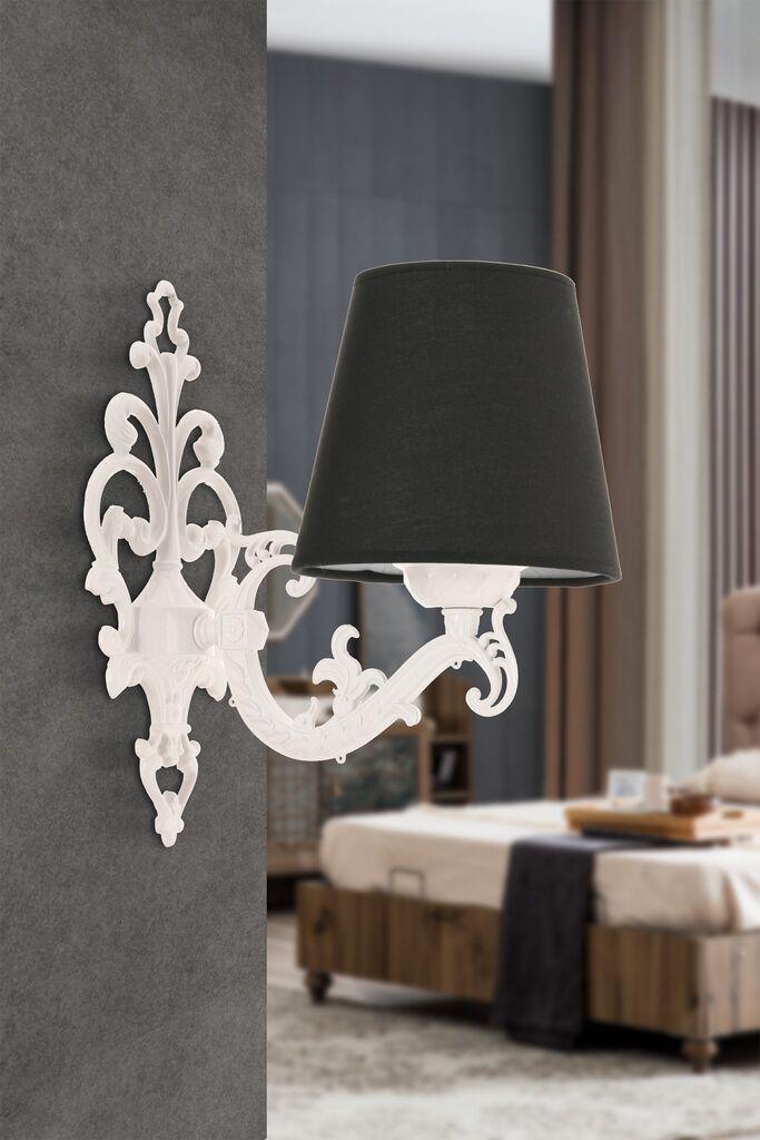 Opviq Zidna lampa Claire, 15x10x13cm, IP20, Crno-bela boje