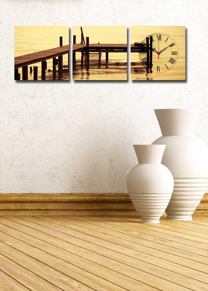Wallity Zidni sat 3P2828CS-16, 90x28 cm, 3 dela