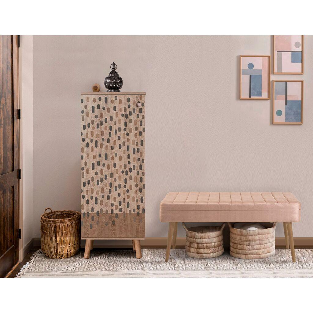 Hanah Home Set Nameštaj za hodnik Vegas 932 0900, Prljavo roze