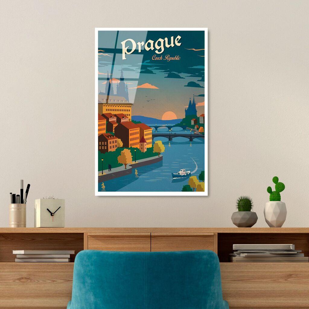 Wallity Slika od kalenog stakla 30x45cm