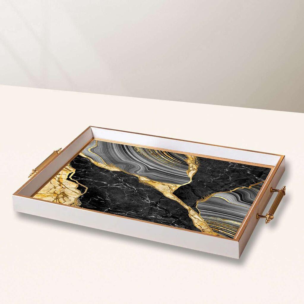 Aberto Design Poslužavnik TPB10010 50 x 29 x 3.5 cm, Šareni