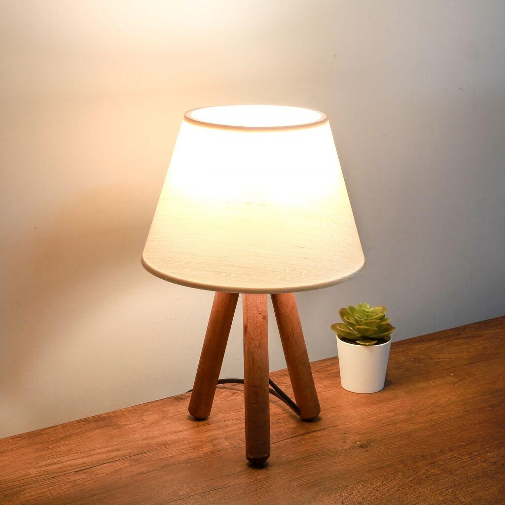 Opviq Stona lampa AYD-2845, Prljavo bela