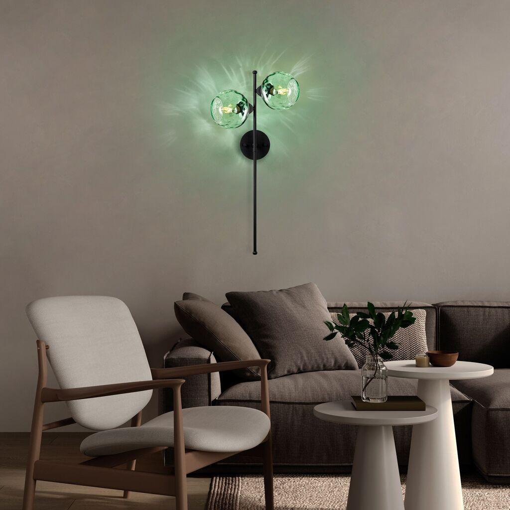 Opviq Zidna lampa Benek-15-14415, 35x25x72cm, IP20, Crna
