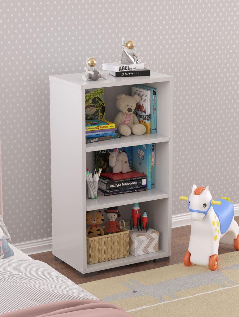 Hanah Home Polica za knjige Key, 45.5x84x30 cm, Bela