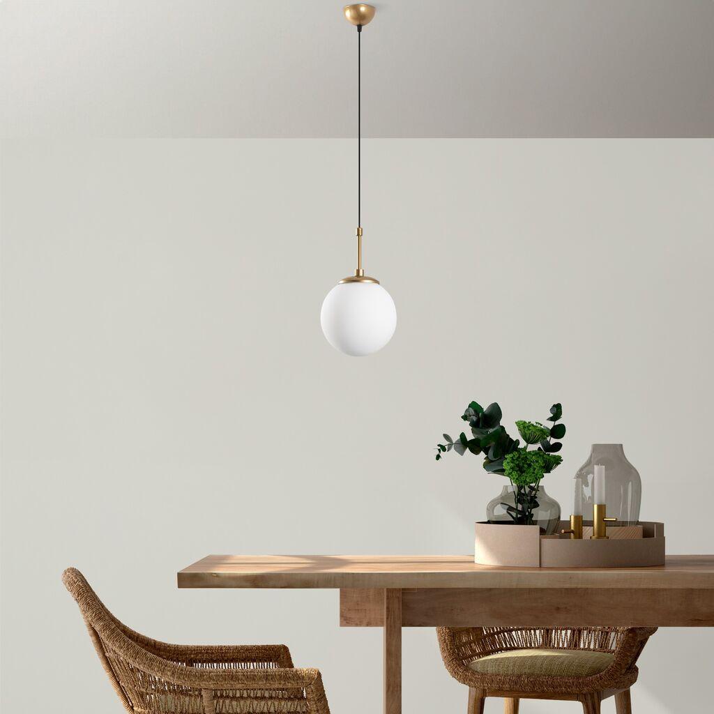Opviq Luster Orbital-20-14042, 20x20x120cm, IP20, Belo-zlatne boje